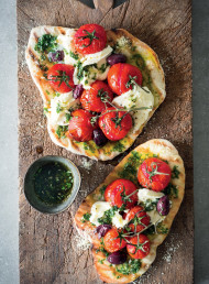 Loaded Quick Yoghurt Flatbreads
