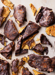 Cinder Toffee with Sea Salt and Chilli