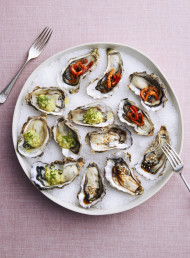 Oysters with Three Dressings 