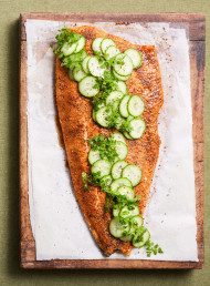 Scandi Salmon with Quick Pickled Cucumber