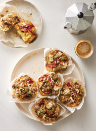 Green Olive, Corn and Feta Muffins