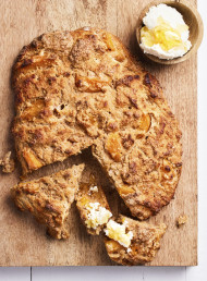 Apricot and Cinnamon Scones with Ricotta and Thyme Honey 