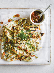 Silverbeet, Chilli and Lemon-stuffed Flatbreads