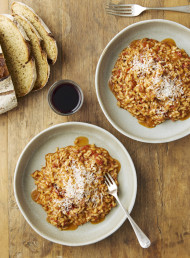 ‘Nduja Risotto with Mascarpone and Parmesan 