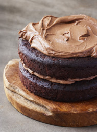 Double Chocolate, Espresso Layer Cake 