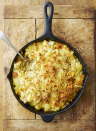 Roasted Pumpkin, Cauliflower and Gnocchi Gratin