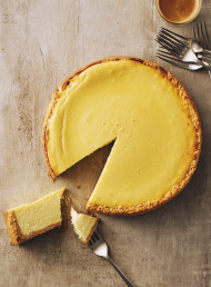 Baked White Chocolate Cheesecake 