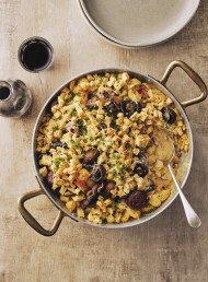 Mushroom and Bacon Mac and Cheese 