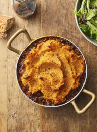 Mushroom Ragu, Lentil and Sweet Potato Cottage Pie