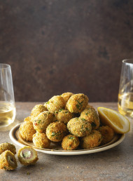 Stuffed and Fried Green Olives