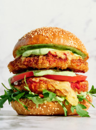 The Parmageddon Chicken Burger 