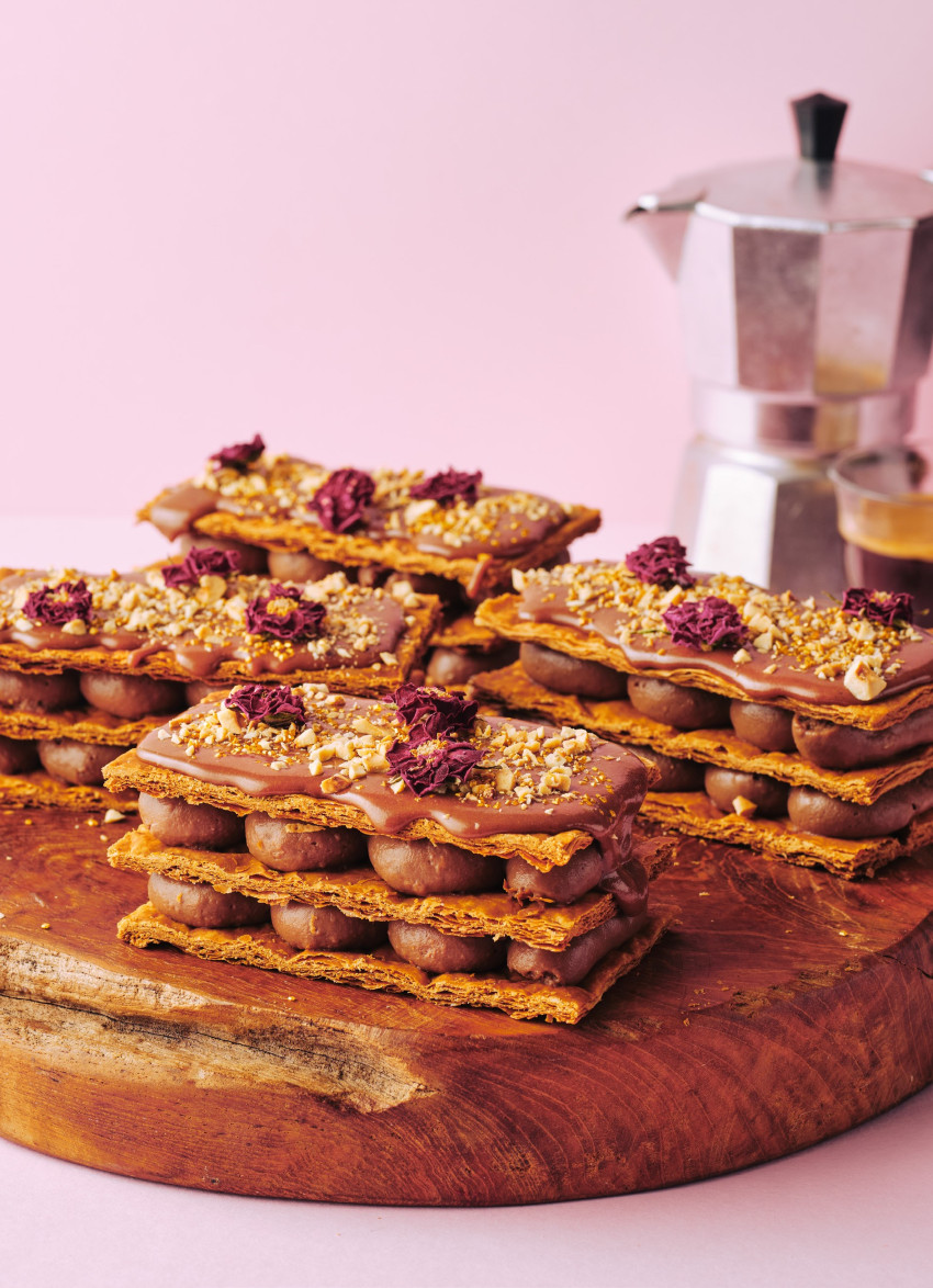 Chocolate Coffee Mille Feuille
