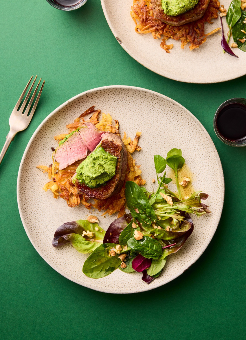 Our Best Fillet Steak with a Herb and Garlic Butter