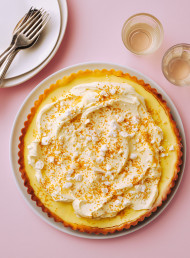 Lime and Lemon Posset Tart 