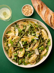 Roasted Bean and Fennel Salad with Honey Mustard Dressing
