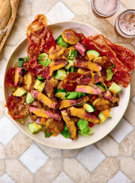 Steakhouse Salad with Smashed Potatoes