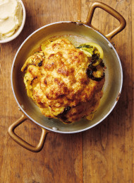 Roasted Chipotle and Parmesan Glazed Cauliflower