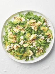 Avocado, Broad Bean and Goat’s Cheese Salad 