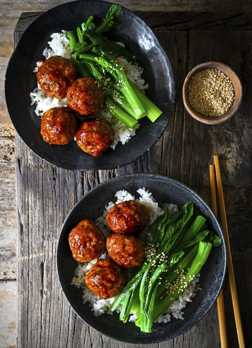 Hoisin Ginger Meatballs