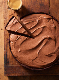 Chocolate Salted Caramel Mousse Tart