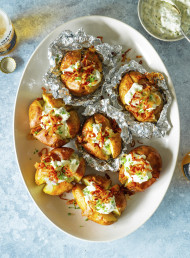 Loaded Barbecued Jacket Potatoes 