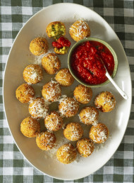 Sweetcorn, Ricotta and Polenta Balls 