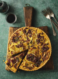 Caramelised Onion and Camembert Tart