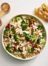 The Big Green Salad with Caesar Dressing 