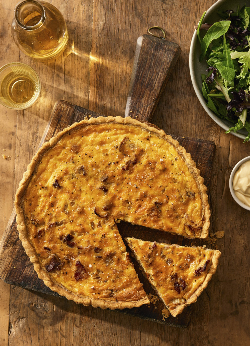 Not-quite-classic Quiche Lorraine
