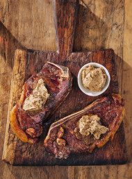 Matangi Sirloin Steak Cutlets with Porcini Mushroom and Whisky Butter 