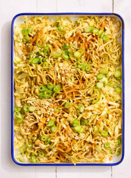 Double Noodle and Cabbage Slaw with Satay Dressing 