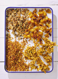 Crispy Parmesan and Mustard Crumbs 