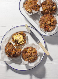 Healthyish and Delicious Date and Ginger Bran Muffins 