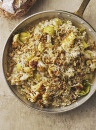 Cauliflower and Leek Risotto