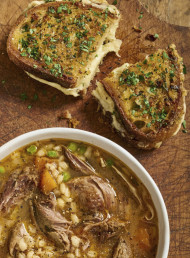 Garlic Bread and Molten Cheese Toasties