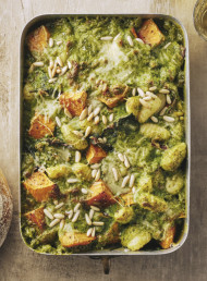 Pesto Béchamel Gnocchi 