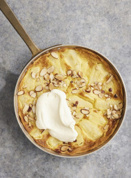 Baked Pear, Ginger and Citrus Custard Pudding 