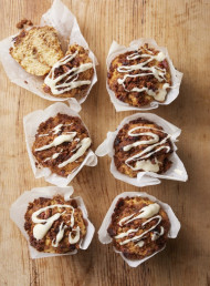 Cinnamon Scroll Muffins with Cream Cheese Icing
