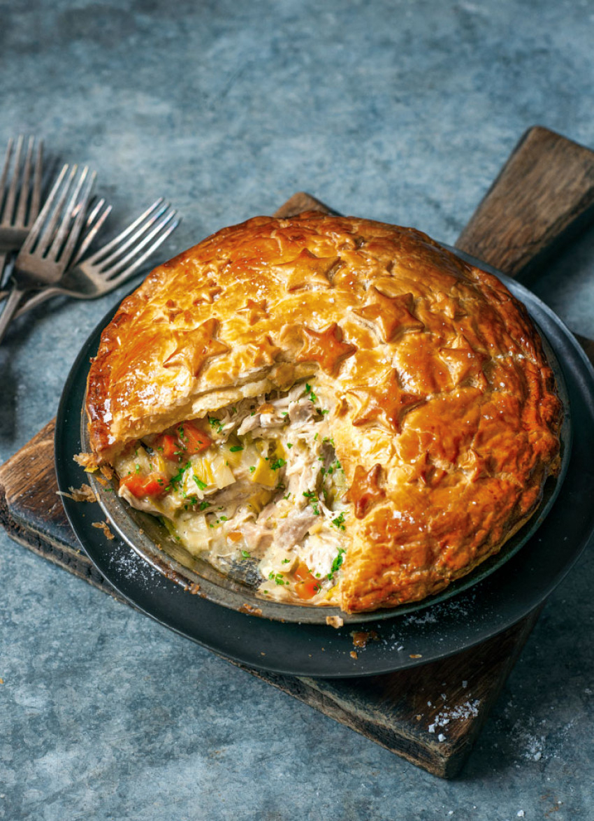 Chicken Leek and Thyme Pie