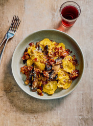 Creamy Porcini Mushroom Ravioli
