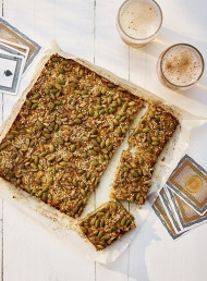 Seedy Cheese and Vegetable Flapjacks