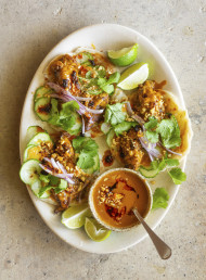 Lee Kum Kee Satay Chicken Roti Rolls