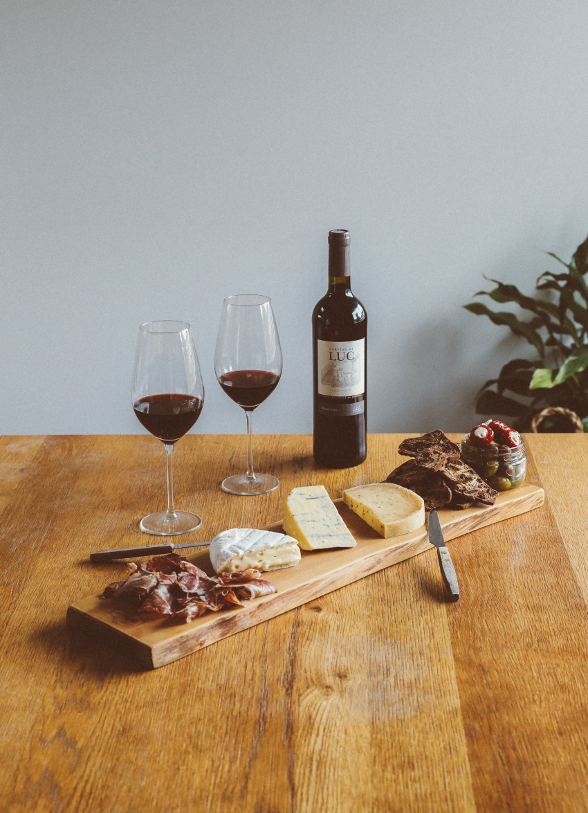 On Board Kitchen Lockdown Wine & Cheese Box