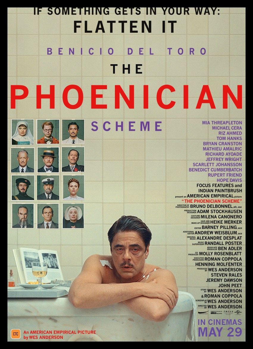 Be in to WIN a double pass to The Phoenician Scheme