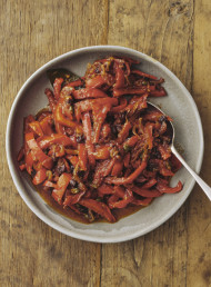 Roasted Capsicums with Capers and Currants 