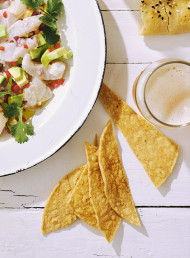 Baked Corn Tortilla Shards