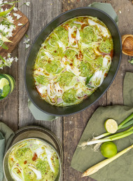Thai Fishballs in a Green Coconut Broth