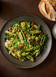 Green Bean, Pea and Sautéed Fennel Salad 