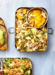 Mango and Chicken Satay Noodles 