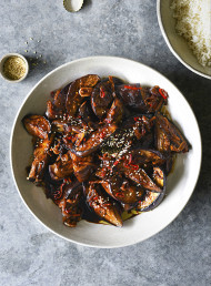 Chilli, Miso and Ginger Eggplant